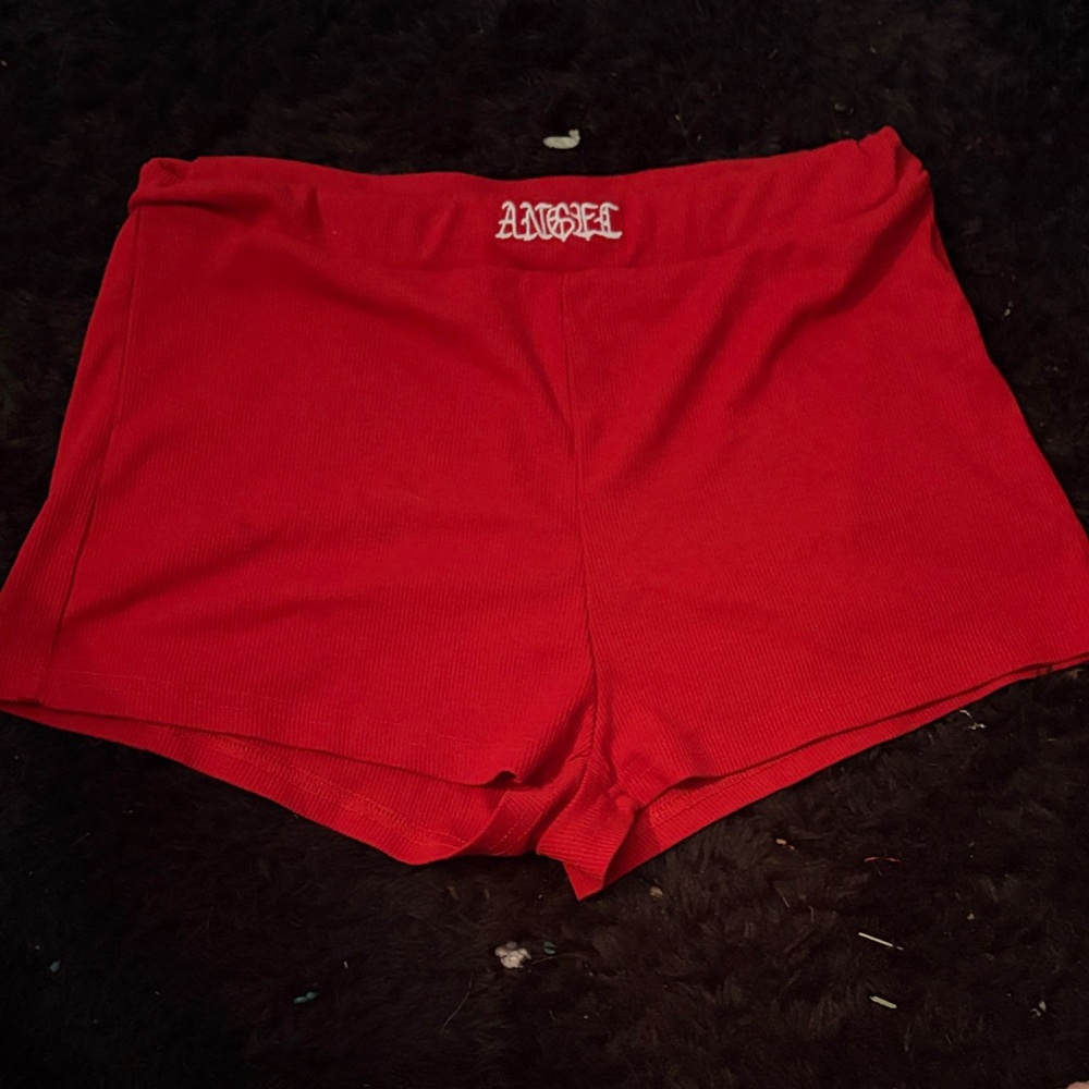 Angel Women's Vibrant Red Athletic Shorts